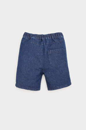 DeFacto Erkek Bebek Basic Düz Jean Şort E8258A525SMNM28