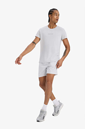 DeFactoFit Hızlı Kuruyan Esnek Kumaş Standart Fit Sporcu Kısa Paça Şort E2438AX25SMGR184