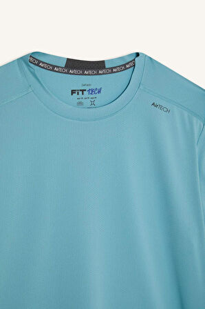 DeFactoFit Standart Fit Bisiklet Yaka Sporcu Kısa Kollu Tişört E2435AX25SMTR519