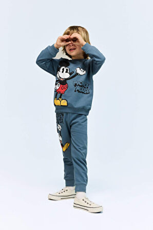DeFacto Erkek Bebek Disney Mickey & Minnie Beli Lastikli Eşofman Altı E4712A525SPIN87
