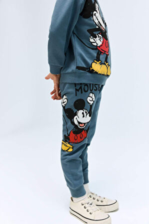 DeFacto Erkek Bebek Disney Mickey & Minnie Beli Lastikli Eşofman Altı E4712A525SPIN87