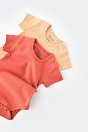 Organik 2li Kısa Kollu Badi