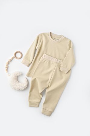 Organik Pantolon - Tshirt Set CSY3027