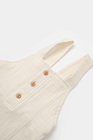 Organik Cepli Salopet Tulum