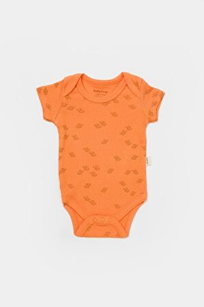 Organik Modal Fil Baskılı 2 Li Kısa Kollu Badi