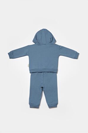 Organik Kapüşonlu sweatshirt & pantolon seti