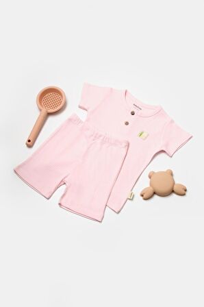 Organik Şort & Tişört Set CSYB9040