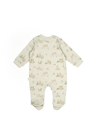 Bebek 2li Çıtçıtlı Tulum %100 Organik Pamuk, Bebek ve Yenidoğan Serisi - CSY5820