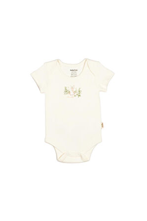 Bebek 3lü Kısa Kollu Badi Kutulu Set %100 Organik Pamuk, Bebek ve Yenidoğan Serisi - CSY5763