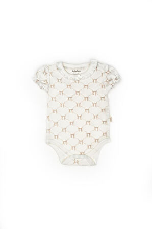 Bebek 2li Kısa Kollu Zıbın Body %100 Organik Pamuk, Bebek-Yenidoğan-CSY8137