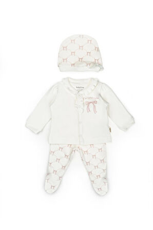 Bebek 3’lü Takım (Pantolon, Uzun Kol T-shirt, Şapka), Bebek ve Yenidoğan Serisi - CSY8143