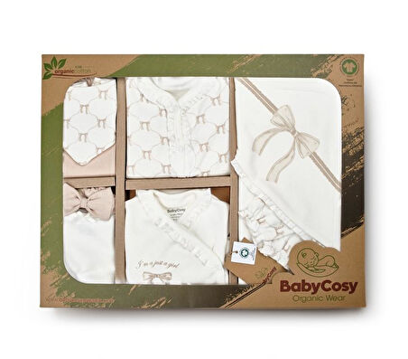 Bebek 10'lu Hastane Çıkışı Set %100 Organic Pamuk Yenidoğan Serisi - CSY8169