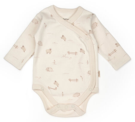 Bebek 2'li Kruvaze Body %100 Organik Pamuk, Bebek ve Yenidoğan Serisi - CSY8178