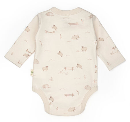 Bebek 2'li Kruvaze Body %100 Organik Pamuk, Bebek ve Yenidoğan Serisi - CSY8178