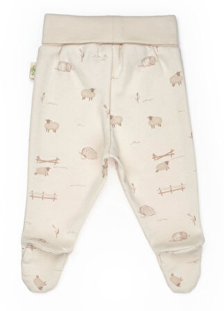 Bebek 2li Patikli Pantalon %100 Organik Pamuk , Bebek - Yenidoğan- csy8179