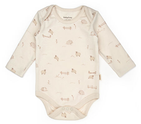 Bebek 2li Uzun Kollu Badi %100 Organik Pamuk, Bebek ve Yenidoğan Serisi - CSY8177