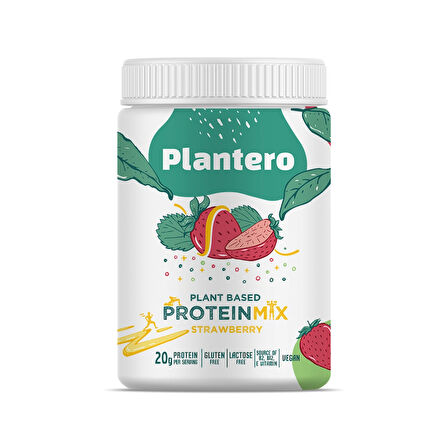 Plantero Çilekli Protein Isolate Blend ™ Supergreens Mix Vitamins