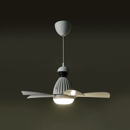 Nisa Luce Pervaneli Kumandalı Ampul - Beyaz - 30 Watt