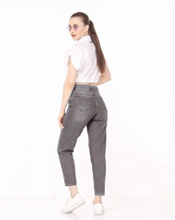CEDY DENIM Kadın Yüksek Bel Soho Boyfriend Jean C599