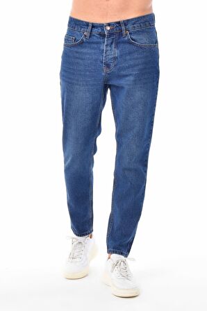 CEDY DENIM Erkek Yüksel Bel Dar Paça Salaş Kot Pantolon MOM Jean - C333