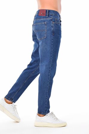 CEDY DENIM Erkek Yüksel Bel Dar Paça Salaş Kot Pantolon MOM Jean - C333