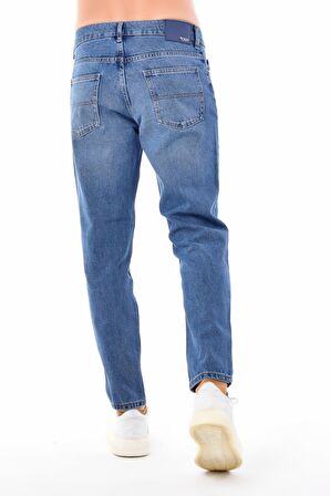 CEDY DENIM Erkek Yüksel Bel Dar Paça Salaş Kot Pantolon MOM Jean - C333
