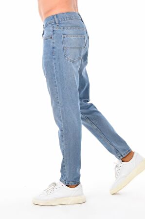 CEDY DENIM Erkek Yüksel Bel Dar Paça Salaş Kot Pantolon MOM Jean - C333