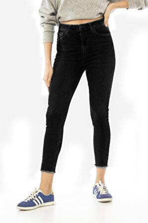 CEDY DENIM Mavi Yüksek Bel Skinny Jeans Kot Pantolon C596