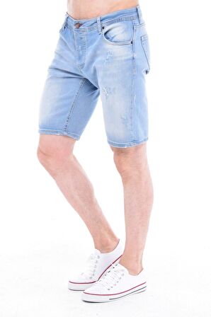 CEDY DENIM Erkek Kot Şort Slim Fit Jean Şort - C342