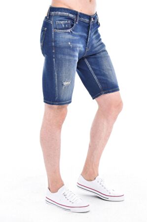 CEDY DENIM Erkek Kot Şort Slim Fit Jean Şort - C342