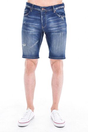 CEDY DENIM Erkek Kot Şort Slim Fit Jean Şort - C342