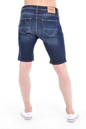 CEDY DENIM Erkek Kot Şort Slim Fit Jean Şort - C342