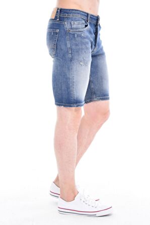 CEDY DENIM Erkek Kot Şort Slim Fit Jean Şort - C342