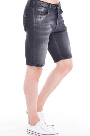 CEDY DENIM Erkek Kot Şort Slim Fit Jean Şort - C342