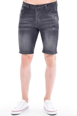 CEDY DENIM Erkek Kot Şort Slim Fit Jean Şort - C342
