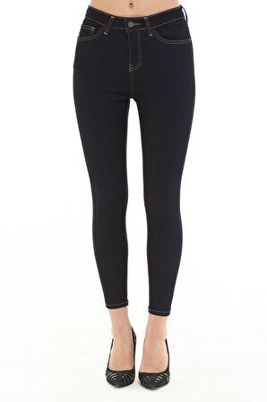 CEDY DENIM Mavi Yüksek Bel Skinny Jeans Kot Pantolon C596