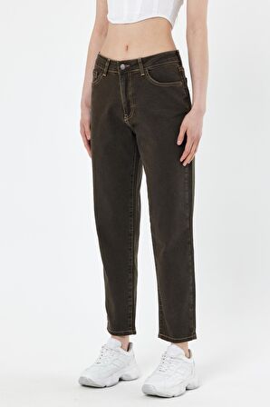 CEDY DENIM Kadın Yüksek Bel Soho Boyfriend Jean C599