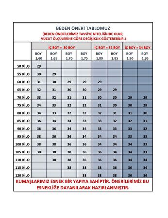 Erkek Sentetik Keten Yüksek Bel Lastikli Yazlık Pantolon