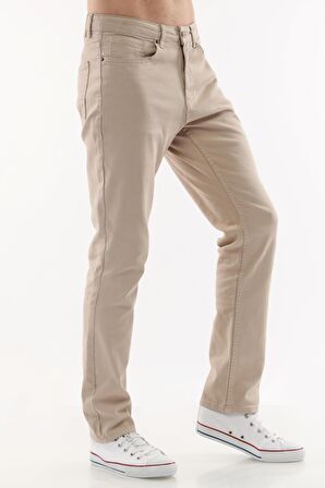 Regular Fit Jean Martin Yüksek Bel Standart Kesim Esnek Kot Pantolon C336