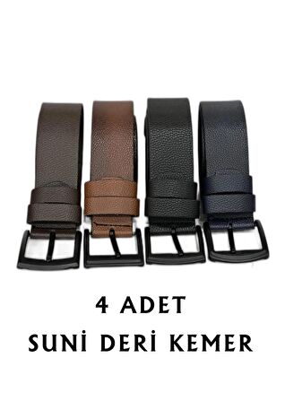 CEDY DENIM Kaliteli Suni Deri,  Spor Kemer  4 Renk  C-2002