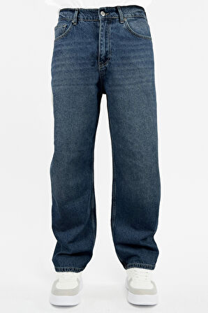 CEDY DENIM Erkek Yüksek Bel Baggy Skater Jean 