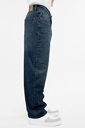 CEDY DENIM Erkek Yüksek Bel Baggy Skater Jean 