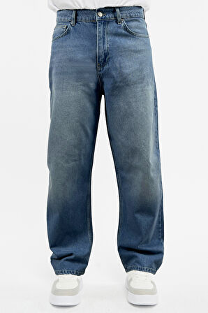 CEDY DENIM Erkek Yüksek Bel Baggy Skater Jean 