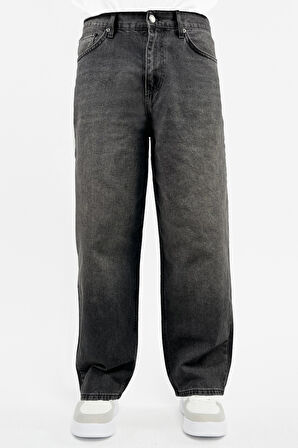 CEDY DENIM Erkek Yüksek Bel Baggy Skater Jean 