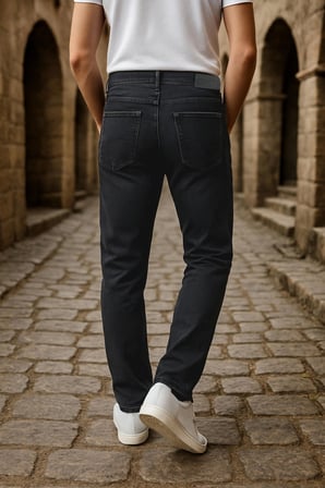 XCEDY Premium Erkek Klasik 5 Cep Yüksek Bel RegularFit Esnek Boru Paça Pantolon 