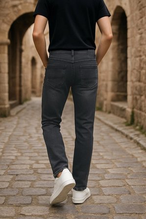 XCEDY Premium Erkek Klasik 5 Cep Yüksek Bel RegularFit Esnek Boru Paça Pantolon 