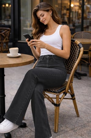 CEDY DENIM Yüksek Kalite Kadın 5 Cep Düşük Bel İspanyol Paça SkinnyFit Esnek Jean Pantolon C619