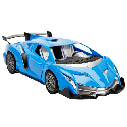 Sebat Oyuncak 1:18 Ölçek USB Şarjlı Işıklı Fonksiyonel Lambo Araç SB 2056 MAVİ