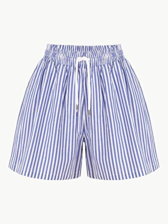 Koton Şort - Mavi Çizgili