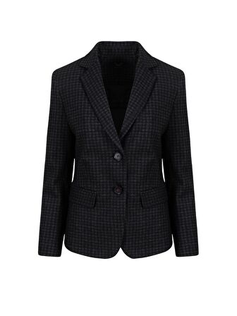 Vatkalı Slim Fit Ceket - Antrasit